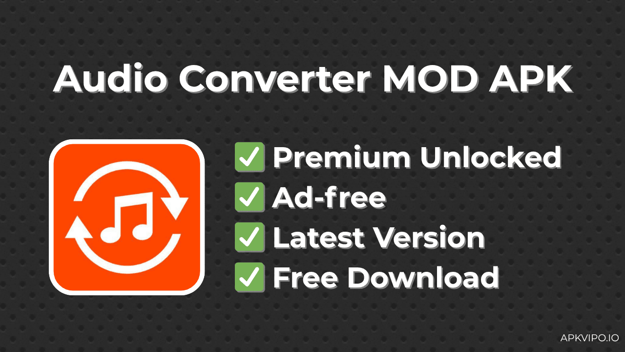 Audio Converter MOD APK (Premium Unlocked, Latest 2025) Free Download