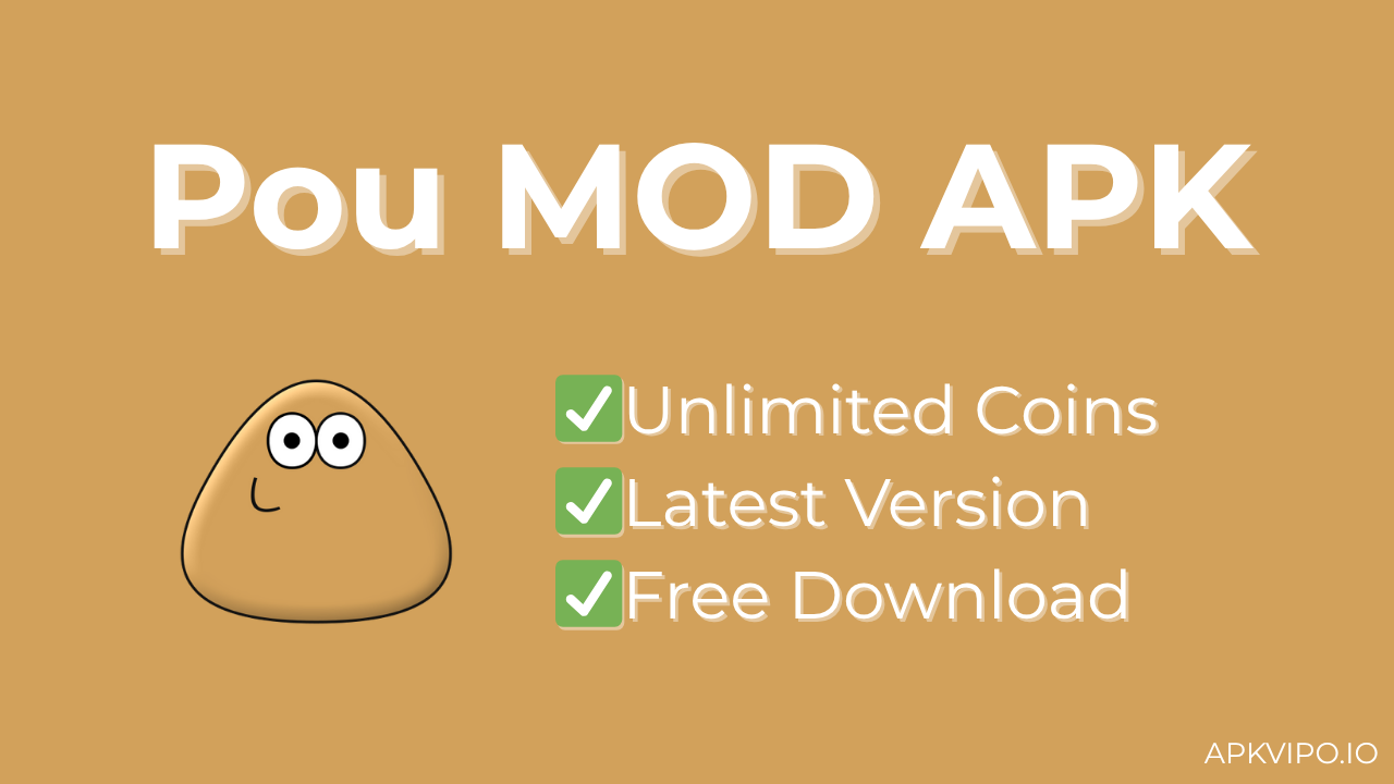 Pou MOD APK (All Unlocked, Unlimited Coins) Free Download