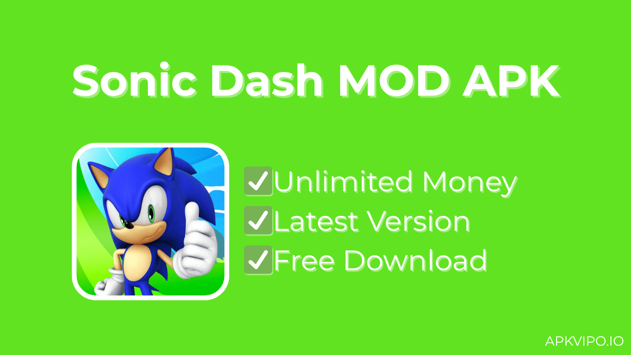 Sonic Dash MOD APK (Unlimited Money, Latest Version) Free Download